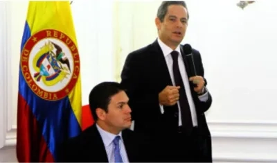 Juan Carlos Pinzón y Germán Vargas Lleras.