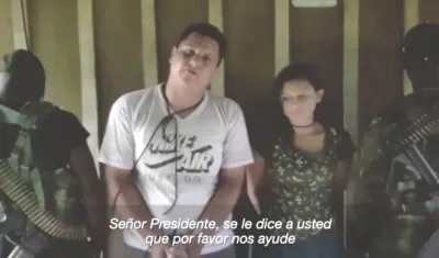 Imágenes de los dos secuestrados en Ecuador