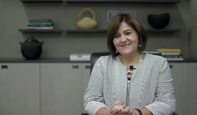 La ministra de Comercio, María Lorena Gutiérrez.