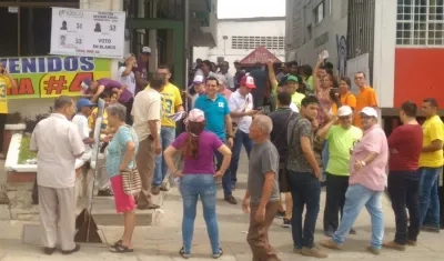 Jornada electoral en Undeco Barranquilla.
