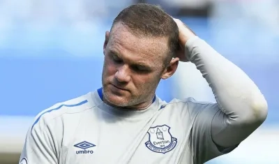 Wayne Rooney, delantero inglés. 