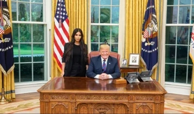 Kim Kardashian y Donald Trump.