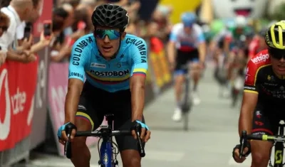 Wilmar Paredes, ciclista colombiano. 