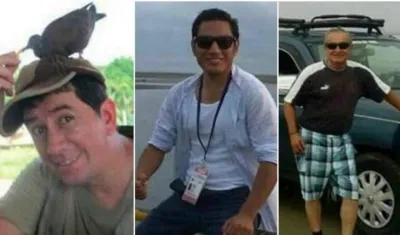 Equipo periodístico asesinado por 'Guacho'.