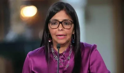 Delcy Rodríguez, vicepresidenta de Venezuela.