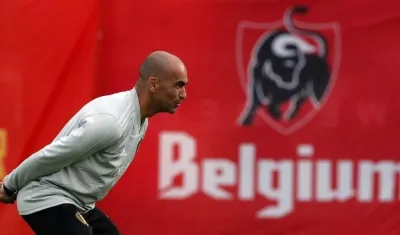 Roberto Martínez, técnico de Bélgica. 