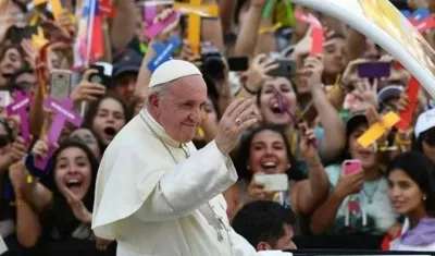 El Papa en la última Jornada Mundial de la Juventud (JMJ), en Polonia.