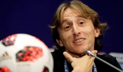 El capitán de la selección croata Luka Modric. 