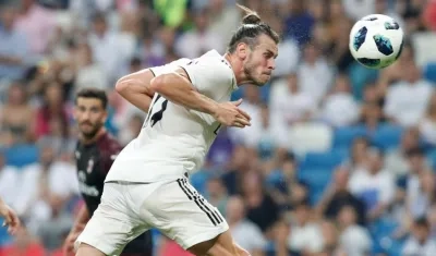 Gareth Bale en una acción del partido. 
