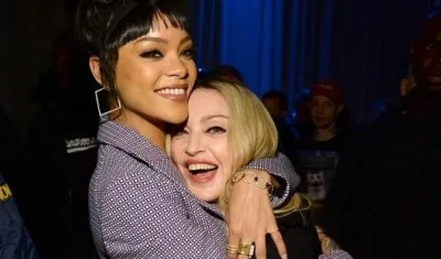 La cantante Rihanna y la Reina del Pop Madonna.