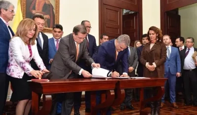 El Presidente, Iván Duque, radicó este martes un proyecto de ley contra la corrupción