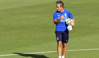 El seleccionador de Italia, Roberto Mancini. 