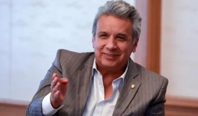 El presidente de Ecuador, Lenín Moreno. 