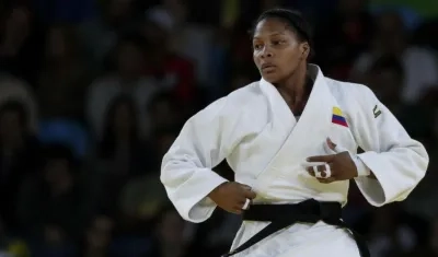 Yuri Alvear, judoca colombiana. 