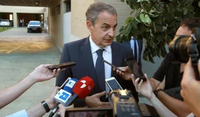 El expresidente del Gobierno español, José Luis Rodríguez Zapatero. 