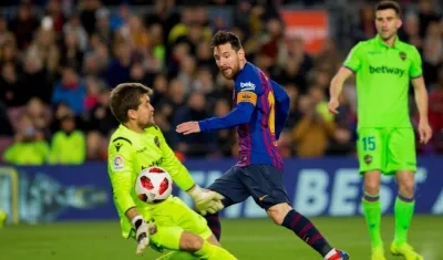 Lionel Messi hizo parte de las acciones. 