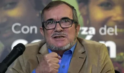 Rodrigo Londoño, líder del partido de la FARC.