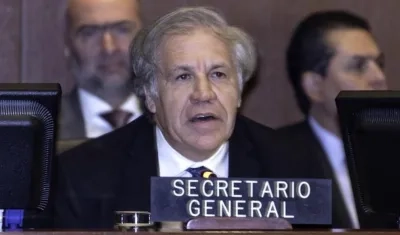 El secretario general de la Organización de Estados Americanos (OEA), Luis Almagro
