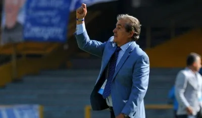 Jorge Luis Pinto, técnico de Millonarios. 