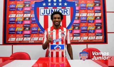 Didier Moreno, nuevo jugador de Junior.
