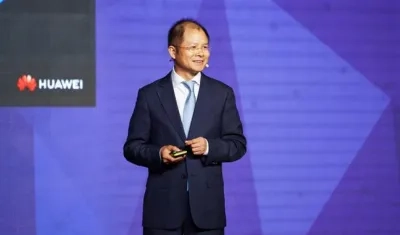 El presidente rotatorio de Huawei, Eric Xu.