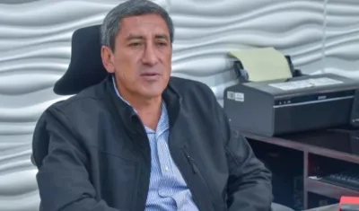 Ministro boliviano de Deportes, Tito Montaño.