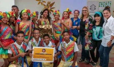 El colegio Villanueva fue el ganador de ‘Baila al Son del Reciclaje’ y el segundo lugar lo obtuvo la IED Betania Norte.