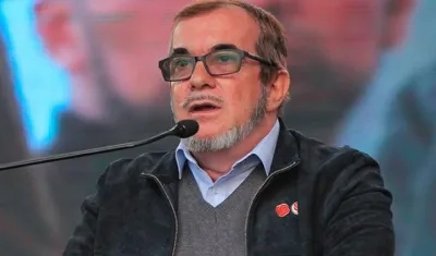 Rodrigo Londoño, conocido como Timochenko', líder del Partido de la FARC.