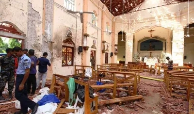 Imagen de una las iglesias atacadas.
