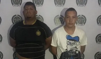 Reinner Junior León García y Keiner Stiven Escalona San Andrés.