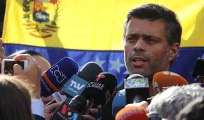 El opositor venezolano Leopoldo López. 