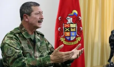 El comandante del Ejército Nacional, general Nicacio Martínez.