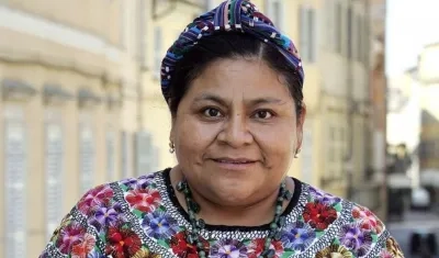 La líder indígena guatemalteca Rigoberta Menchú.