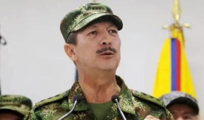 Comandante del Ejército, mayor general Nicacio Martínez Espinel.