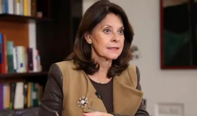 Marta Ramírez, vicepresidenta de Colombia.