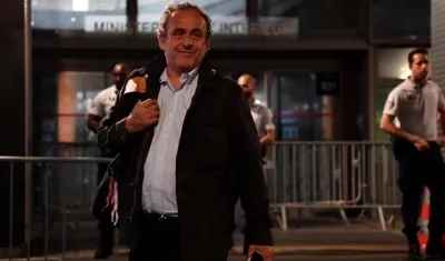 El expresidente de la UEFA, Michel Platini.