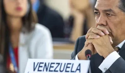 El viceministro venezolano de Asuntos Exteriores, William Castillo.