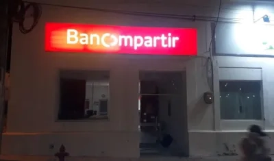Así quedó una entidad bancaria en Carmen de Bolívar.