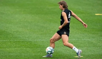 Luka Modric, jugador del Real Madrid. 
