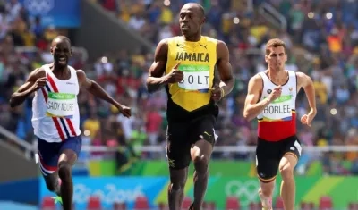 El atleta Usain Bolt.