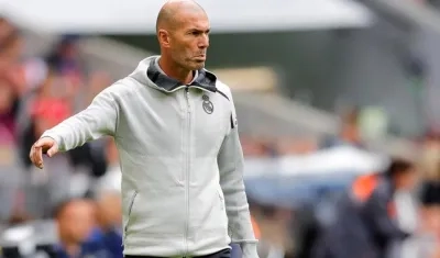 El técnico francés Zinedine Zidane.