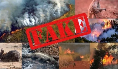 Ninguna de estas fotos corresponde a la Amazonía en llamas.