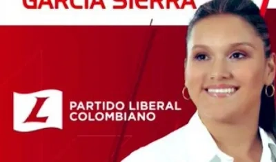 La candidata Karina García Sierra.