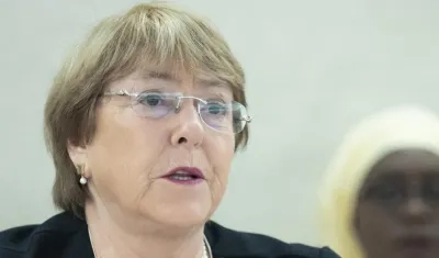 Michelle Bachelet, alta comisionada de la Oficina de Derechos Humanos de la ONU.