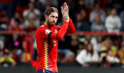 Sergio Ramos, defensa de la Selección España. 