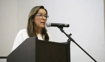 La Ministra de Minas y Energía, María Fernanda Suárez.
