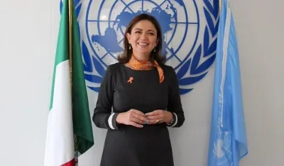 La representante de ONU Mujeres en el país, Ana Güezmes.