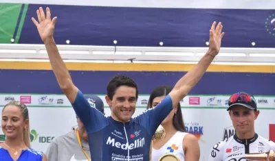 El ciclista hispano-colombiano Óscar Sevilla