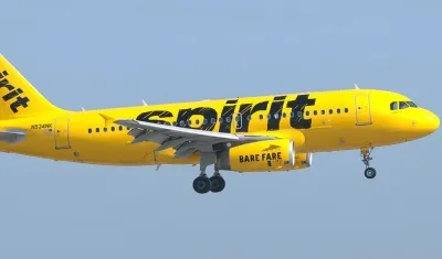 Avión de Spirit Airlines.