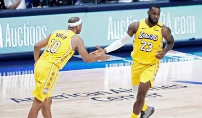 LeBron James, jugador de los Lakers de Los Ángeles. 